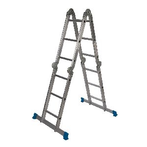 Silverline - Mehrzwecksprossenleiter mit Einlegeboden, 3,6 m (12 Sprossen)