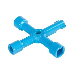 Silverline - Universal-Kreuzschlüssel für Schaltschränke, 70 mm