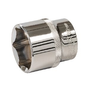 Silverline - Sechskant-Steckschlüsseleinsatz, metrisch, 1/2-Zoll-Antrieb, 32 mm