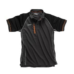 Scruffs - Polohemd „Active“, anthrazit, Größe S