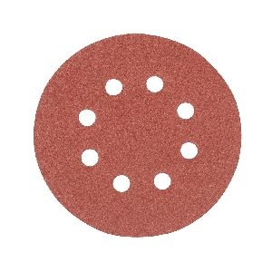 Silverline - Klettschleifscheiben, gelocht, 125 mm, 10er-Pckg., 120er-Körnung