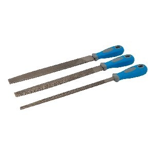 Silverline - Feilen, 3-tlg. Satz, Schlichtfeilen, 250 mm