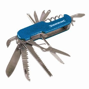 Silverline - Taschenmesser mit 14 Funktionen, 75 mm