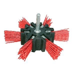 Silverline - Nylon-Fächerbürste, 100 mm, grob