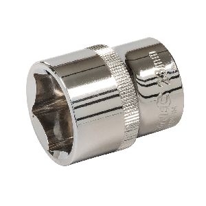 Silverline - Sechskant-Steckschlüsseleinsatz, metrisch, 1/2-Zoll-Antrieb, 23 mm