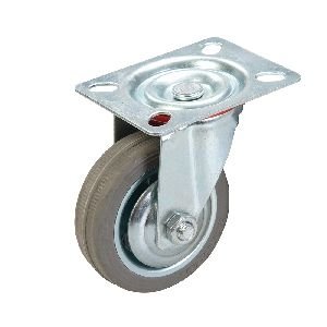 Fixman - Gummi-Lenkrolle, 75 mm, 50 kg
