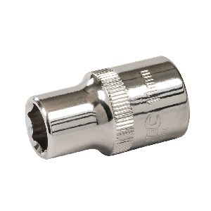 Silverline - Sechskant-Steckschlüsseleinsatz, metrisch, 1/2-Zoll-Antrieb, 11 mm
