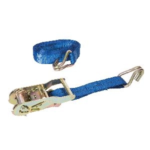Silverline - Spanngurt mit Ratschengriff und J-Haken, 4 m x 30 mm, Leistung: 400 kg, Zurrkraft: 800 kg