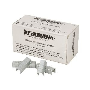 Fixman - Galvanisierte Heftklammern 10J, 5.000er-Pckg., 11,2 X 10 X 1,17 mm