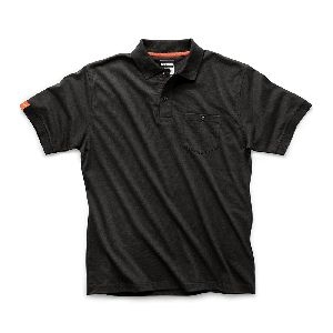 Scruffs - Polohemd „Eco Worker“, anthrazit, Größe XL