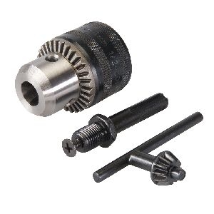 Silverline - Zahnkranzbohrfutter, Bohrfutterschlüssel und SDS-Plus-Adapter, 3-tlg. Satz, 13 mm, 1/2-Zoll-UNF-Gewinde