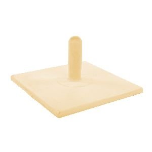 Silverline - PU-Aufziehplatte mit Stielgriff, 330 x 330 mm