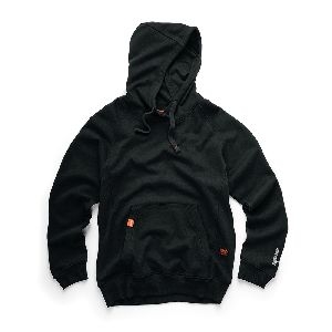 Scruffs - Kapuzenpulli „Eco Worker“, schwarz, Größe L