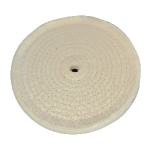 Silverline - Spiralförmig abgesteppte Baumwoll-Polierscheibe, 150 mm