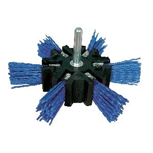 Silverline - Nylon-Fächerbürste, 100 mm, fein