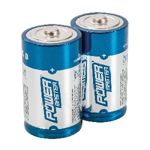Powermaster - Super-Alkali-Batterien, Typ D, LR20, Doppelpckg., Doppelpckg.
