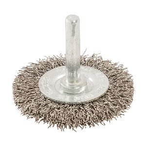 Silverline - Stahldraht-Scheibenrundbürste, gewellt, 50 mm