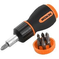 Ratschen-Schraubendreher Set, 7 in 1, 7 Bits