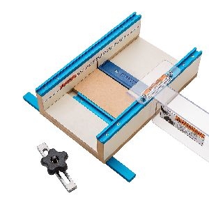 Rockler - Kreissäge-Schiebeanschlag für kleine Werkstücke, 305 x 394 x 89 mm (12 x 15 1/2 x 3 1/2 Zoll)