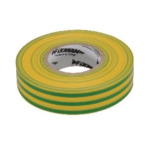 Fixman - Isolierband 19 mm x 33 m, gelb/grün