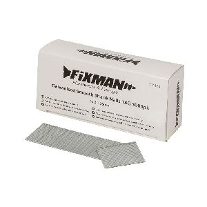 Fixman - Galvanisierte Glattschaftnägel, 18 G, 5.000er-Pckg., 32 x 1,25 mm