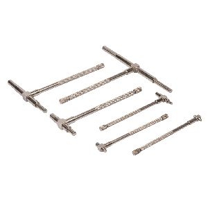 Silverline - Teleskoplehren, 6-tlg. Satz, 8–150 mm
