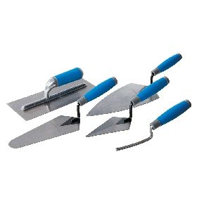 Silverline - Maurer- und Putzkellen mit Weichgriff, 5-tlg. Satz, 5-tlg.