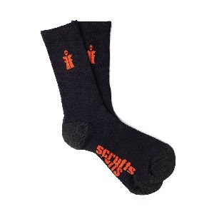 Scruffs - Arbeitssocken „Worker“, schwarz, 3 Paar, Größe 44 - 48 (10 - 13)