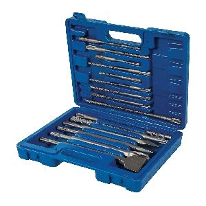 Silverline - SDS-Plus-Steinbohrer und -Meißel, 15-tlg. Satz, 15-tlg.