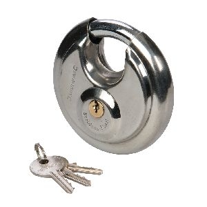 Silverline - Edelstahl-Rundschloss, 90 mm