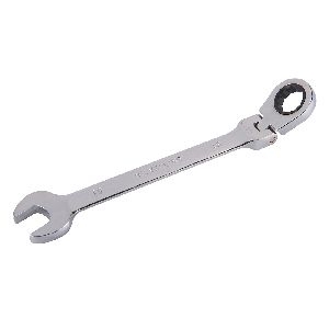 Silverline - Ring-Maul-Ratschenschlüssel mit Gelenk, 19 mm
