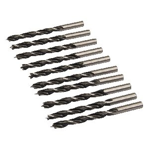 Silverline - Holzspiralbohrer mit Zentrierspitze, 10er-Pckg., 8 mm