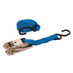 Silverline - Spanngurt mit Ratschengriff und S-Haken, 4,5 m x 25 mm, Leistung: 250 kg, Zurrkraft: 500 kg