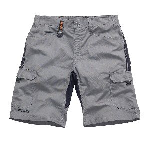 Scruffs - Shorts „Trade Flex“, grau, Größe 50