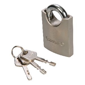 Silverline - Vorhängeschloss mit Bügelschutz, 50 mm