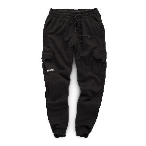 Scruffs - Jogginghose, figurbetont, schwarz, Größe M