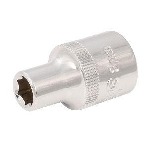 Silverline - Sechskant-Steckschlüsseleinsatz, metrisch, 1/2-Zoll-Antrieb, 8 mm