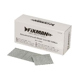 Fixman - Galvanisierte Glattschaftnägel, 18 G, 5.000er-Pckg., 38 x 1,25 mm