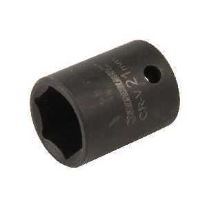 Silverline - Schlagschrauber-Steckschlüsseleinsatz, 1/2-Zoll-Antrieb, 6-kant, metrisch, 21 mm