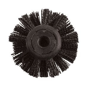 Silverline - Bürstenaufsatz für Abflussreinigungsstangen, Bürstenaufsatz, 100 mm