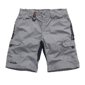 Scruffs - Shorts „Trade Flex“, grau, Größe 44