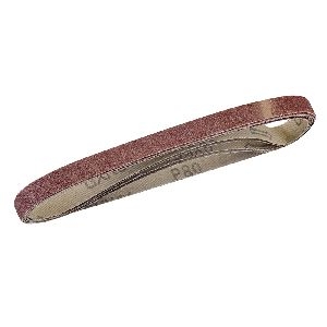 Silverline - Schleifbänder, 13 x 457 mm, 5er-Pckg., 80er-Körnung
