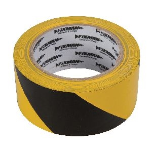 Fixman - Absperrband, 50 mm x 33 m, schwarz-gelb
