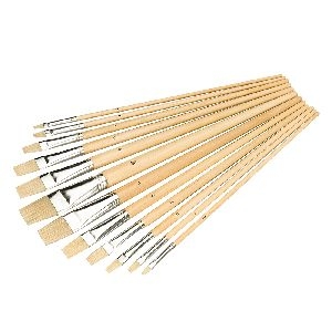 Silverline - Strichzieher für Künstler, 12-tlg. Satz, Flache Spitzen
