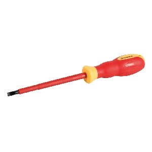 Silverline - VDE-Elektriker-Schraubendreher mit Weichgriff, 1,0 x 5,5 x 125 mm