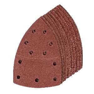 Silverline - Klettschleifblätter für Multischleifer, 102 x 62 mm, 93 mm, 10er-Pckg., Je 2 x 40er-, 60er-, 80er-, 120er- u. 180er-Körnung