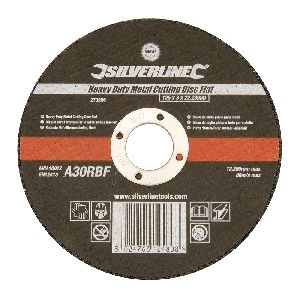 Silverline - Robuste Metalltrennscheibe, flach, 125 x 3 x 22,23 mm