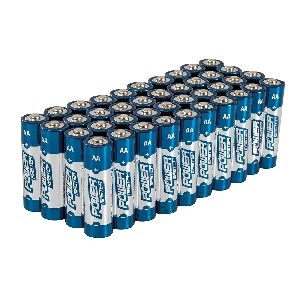 Powermaster - AA-Super-Alkali-Batterien, LR6, 40er-Pckg. 40er-Pckg.