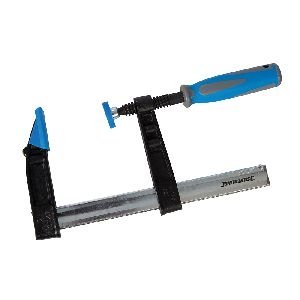 Silverline - Robuste Schraubzwinge, extra lange Backen, 200 x 100 mm