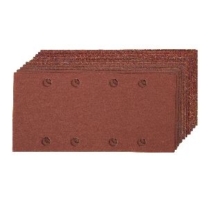 Silverline - Klettschleifscheiben, 93 x 190 mm, 10-tlg. Satz, 2 x 60er, 3 x 80er, 120er, 2 x 240er Körnung